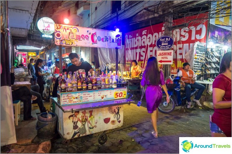 Comida callejera en la calle Volkin