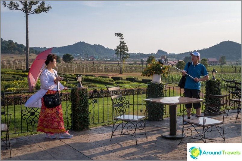 Silver Lake Vineyard a Pattaya - bella passeggiata e vino