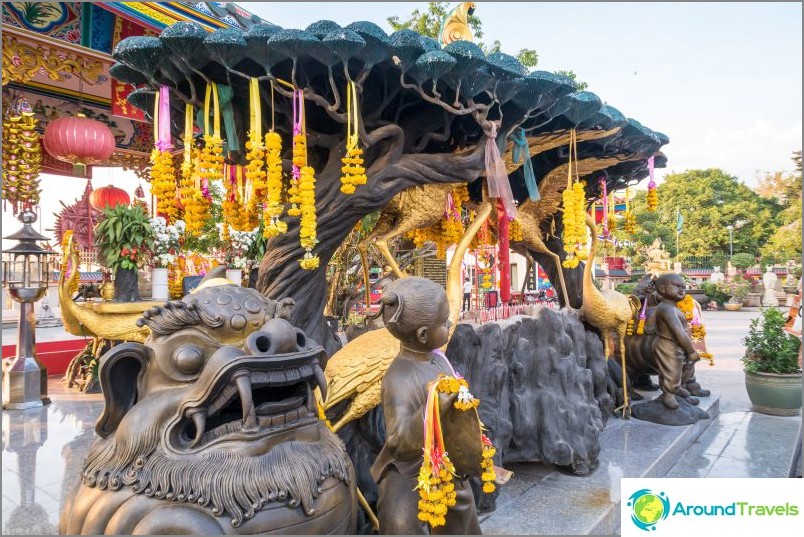 Kiinalainen temppeli Pattayassa - suosittelen nähdä
