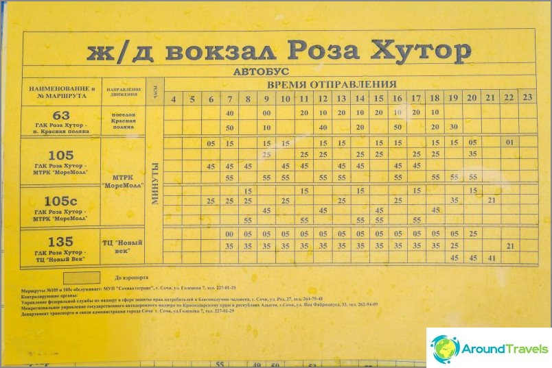 Swallow train and Rosa Khutor railway station - schedule and description