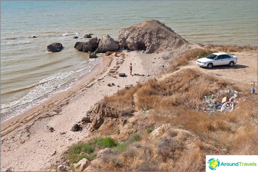 The last stronghold of civilization near Cape Tuzla