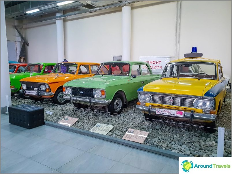 Car Museum i Olympic Park - nostalgi for Sovjetunionen