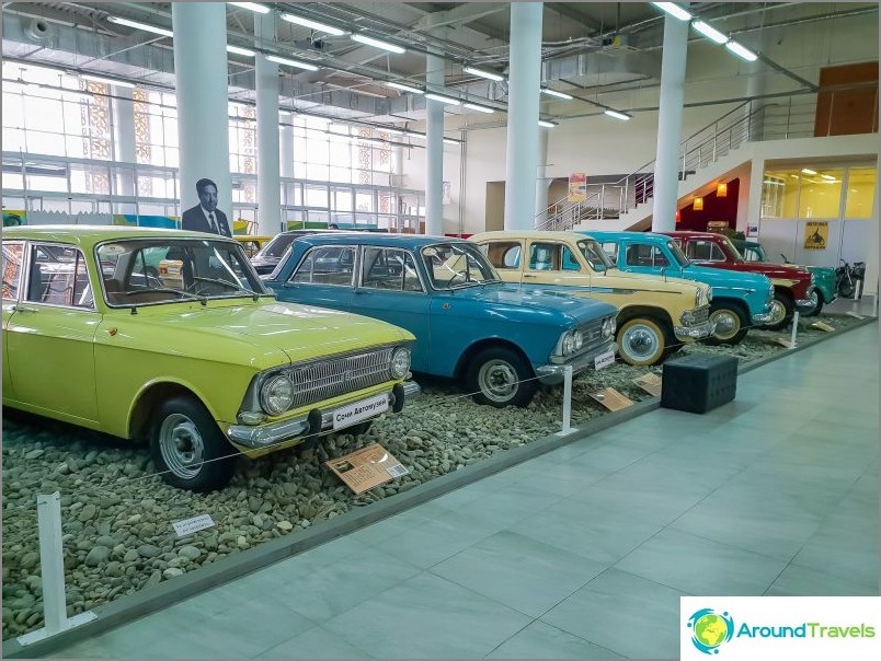 A car museum in the Olympic Park - nostalgia for the USSR