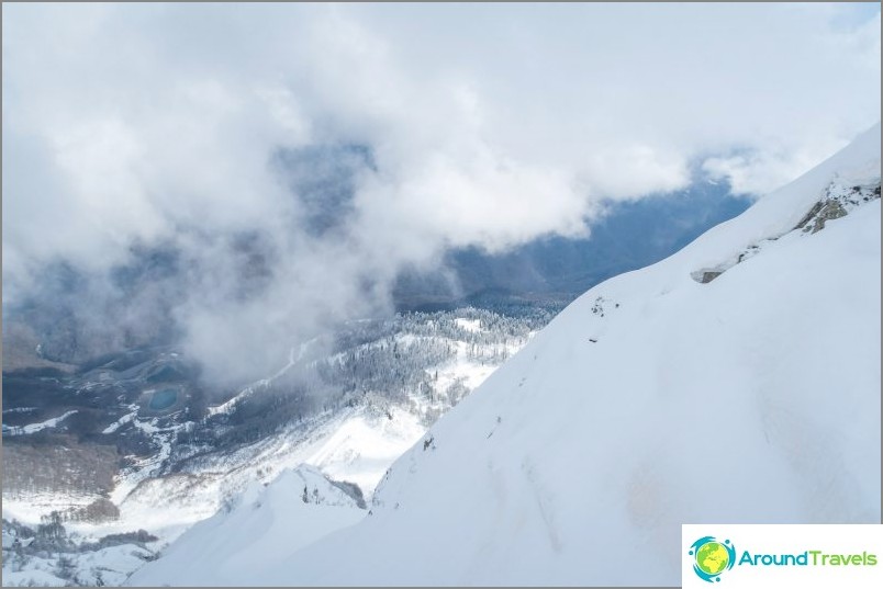 Roza Peak Observation Deck på Rosa Khutor - Endast i bra väder
