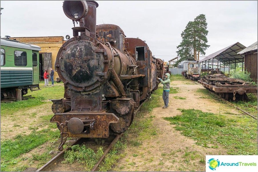 Steam locomotive 157-567 - the most successful model, awaiting restoration