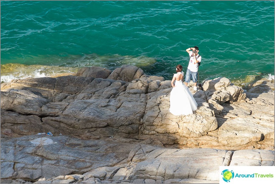 Vozeći se oko sebe, foto session u točki u blizini Chawenga