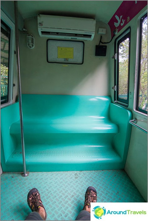 Every compartment has air conditioning inside