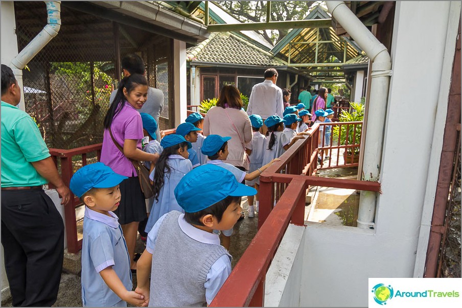 Walking Thai kindergarten