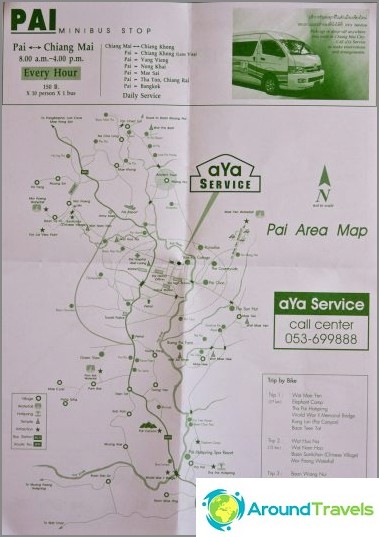 Pai Neighborhood Map