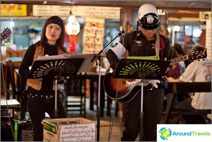 Policemen moonlight as musicians