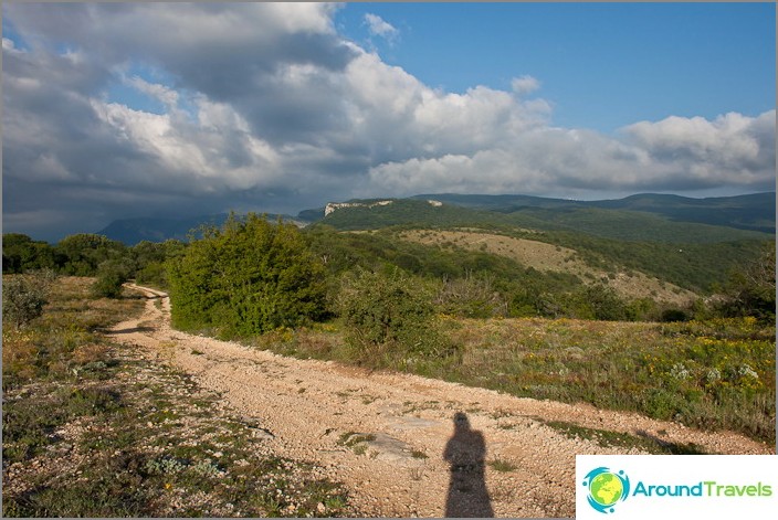 View from the Kordon-Bair ridge. Crimea.