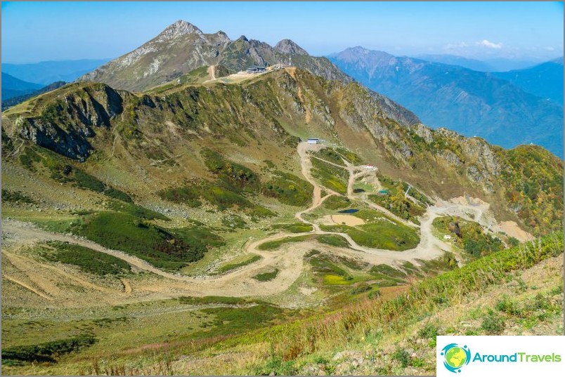 Pohľad z vyhliadkovej plošiny Rosa Peak