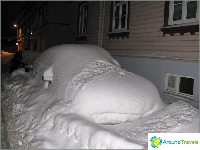 Tallinn. Under the snow.