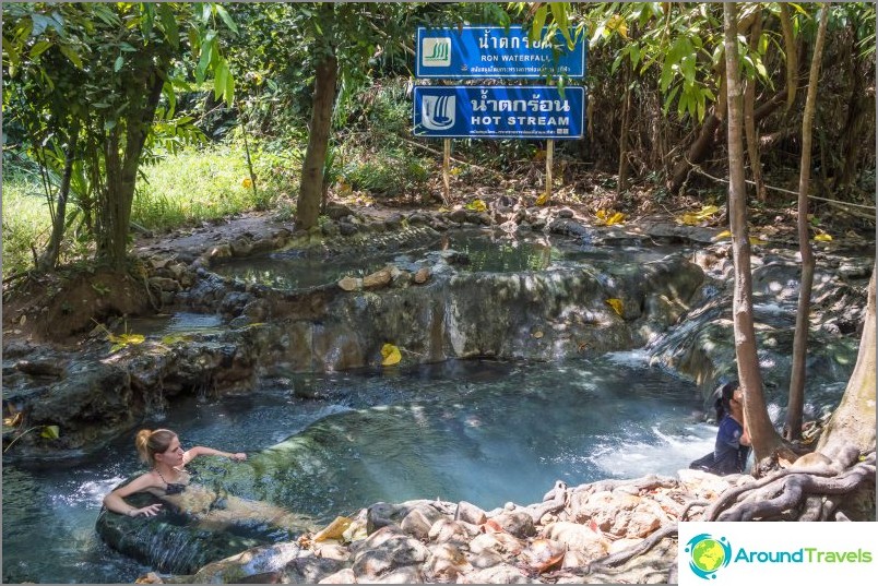 Namtok Ron, más néven Hot Springs in Krabi