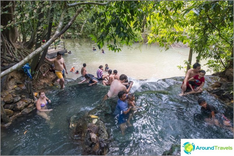 Karštosios versmės Krabi arba Hot Springsas - kai norite pasiduoti šilumai