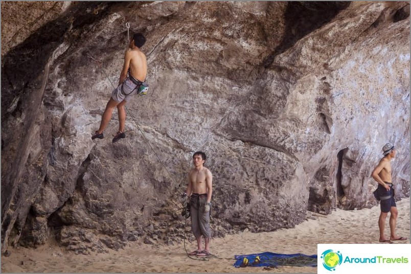 Rock climbing in Krabi