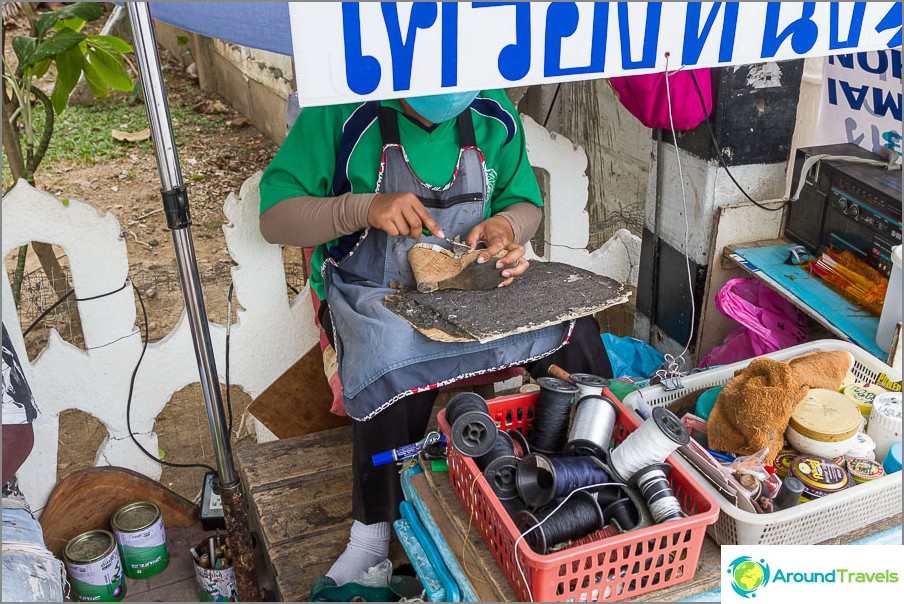 Negozio di scarpe da esterno