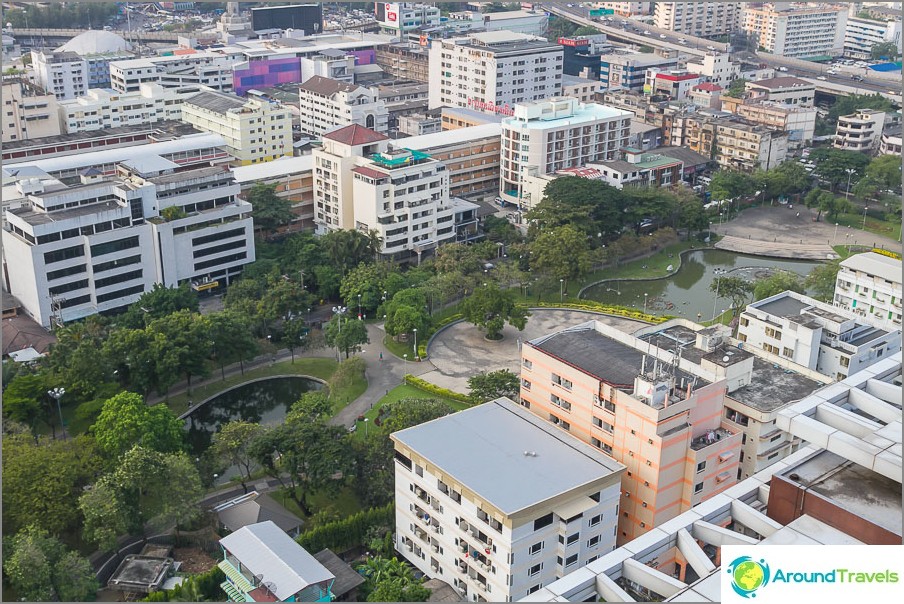 Santiphap Park, vista aérea