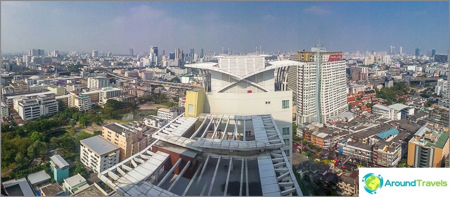 Blick auf Bangkok von der 29. Etage