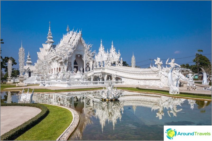 Biely chrám v Thajsku (Wat Rong Khung)