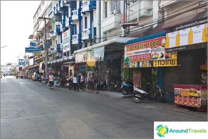 Lack of sidewalks on the road