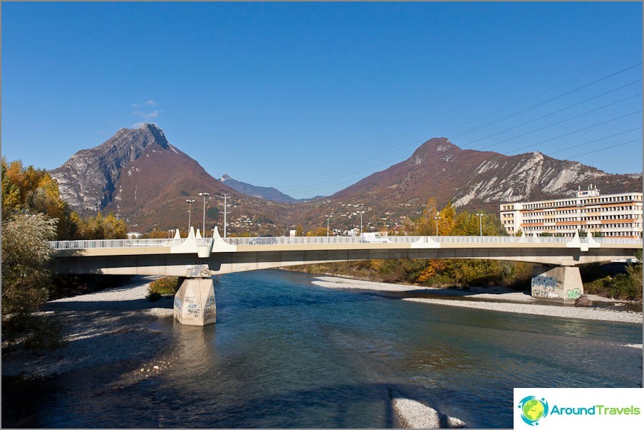 Franse bergen in Grenoble