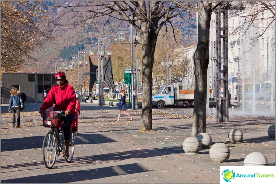 Ciclista di Grenoble