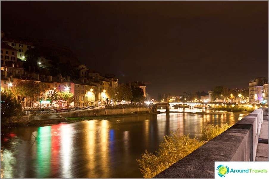 Grenoble at night