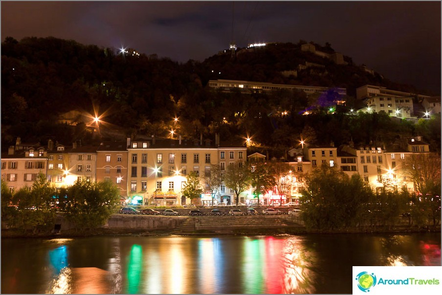 Grenoble at night