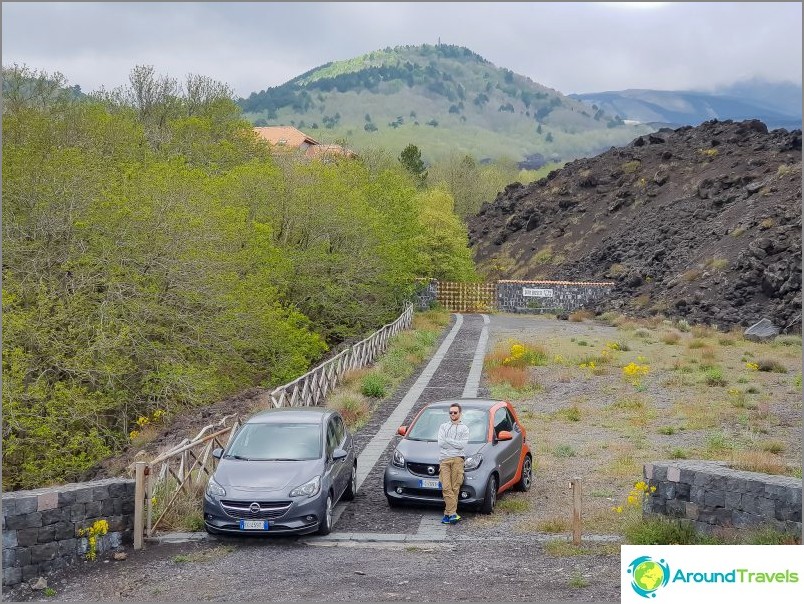 Na estrada para Etna, Sicília