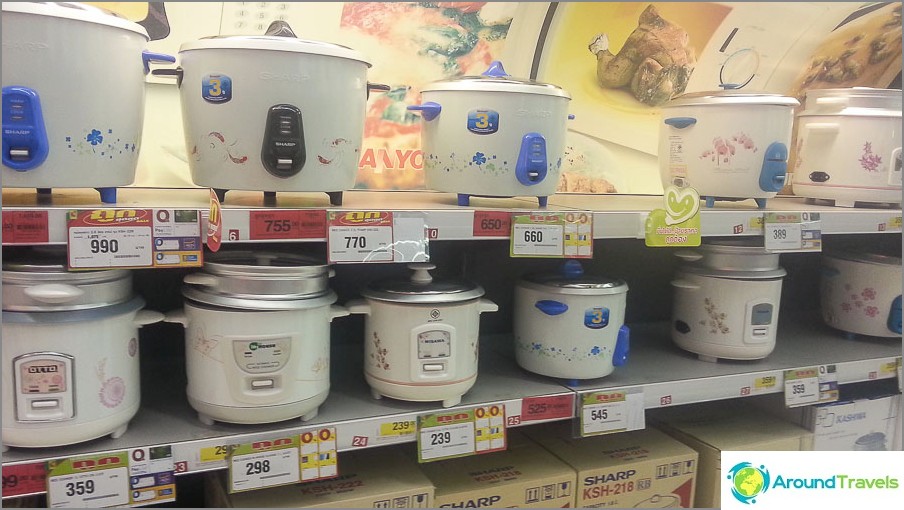 Rice cookers to choose from 300 rubles