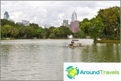 Lumpini Park v Bangkoku