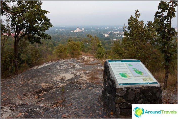 Mirante - vista para Chiang Mai