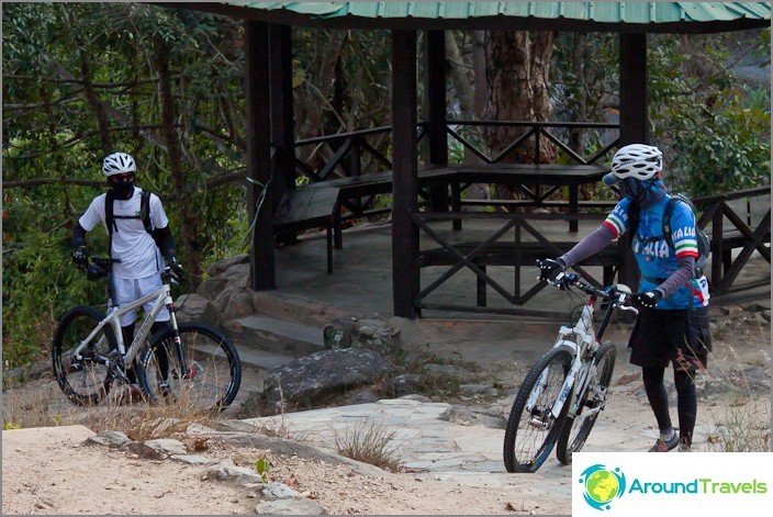 Cycling ninjas love nature too