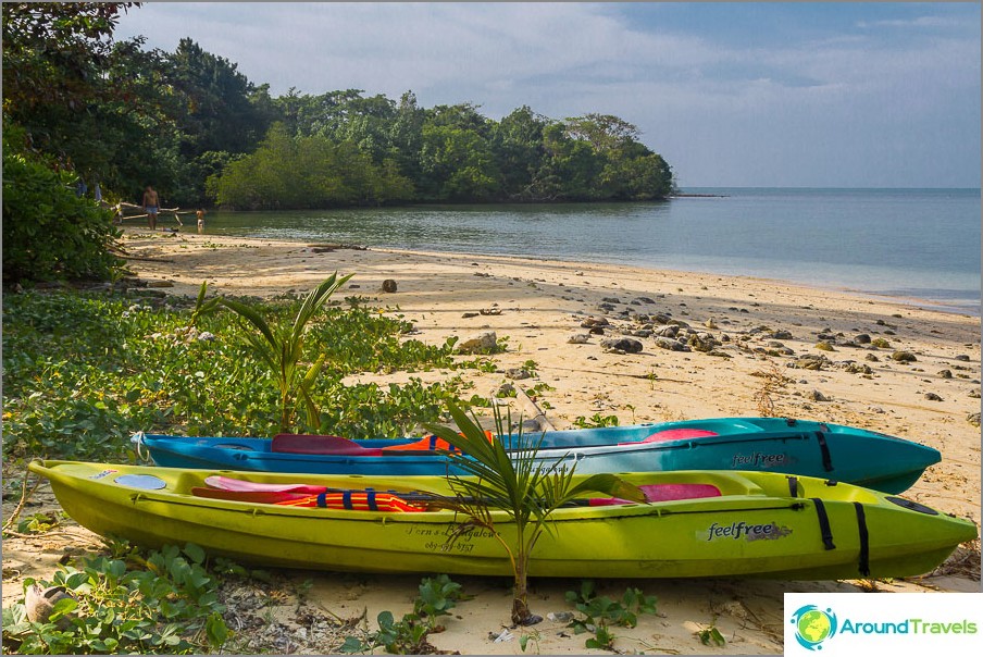 Kajaksejlads til Koh Man Nai Island