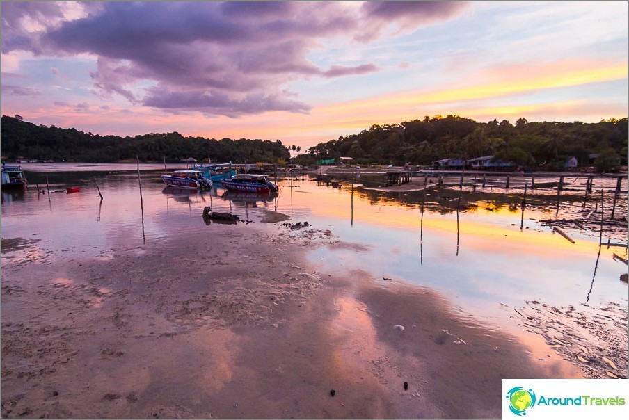 У відлив в Bang Bao зовсім немає води