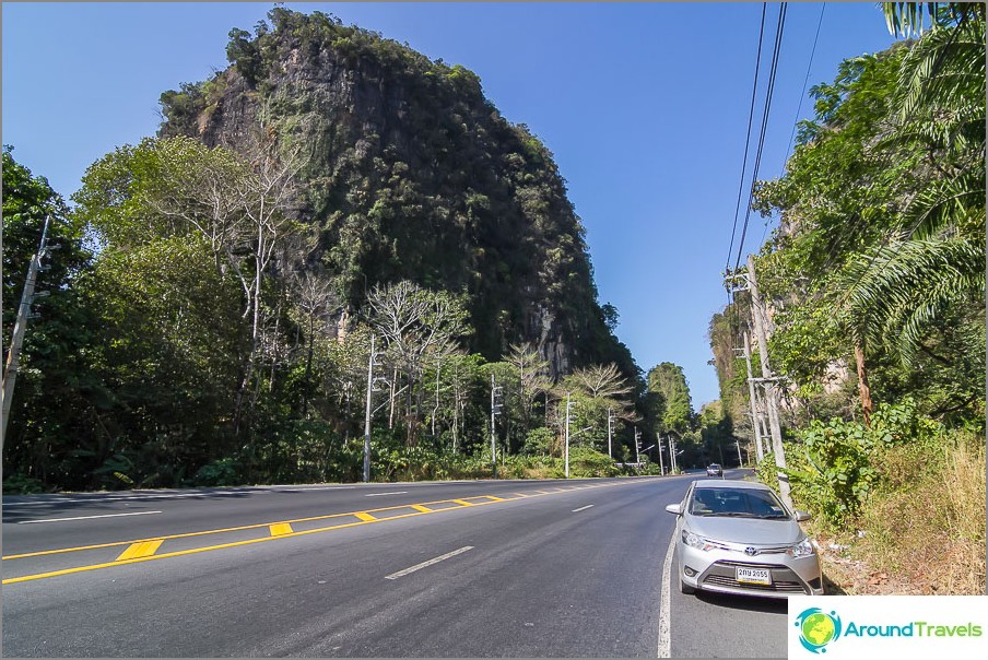 En voiture de Bangkok à Krabi