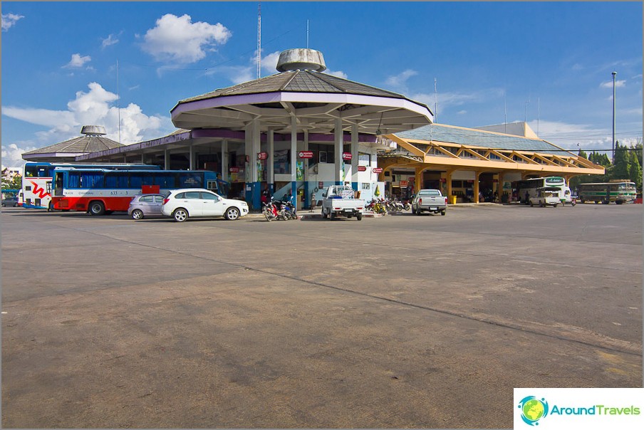 Arcade Bus Terminal - old bus terminal building in Chiang Mai