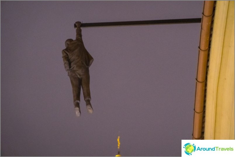 The Hanging Man in Prague is a once-in-a-lifetime attraction
