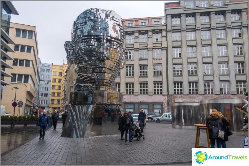 Kafka's head in Prague - the silent movement of brilliant thoughts
