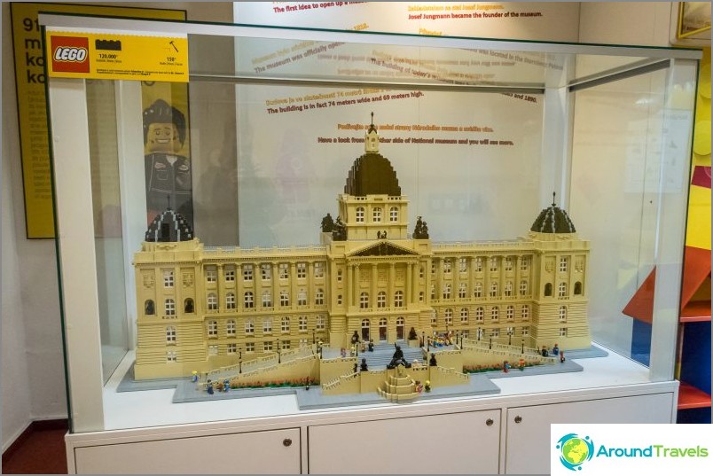Lego Museum in Prague - you can see it, you can't touch it