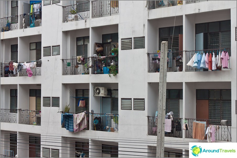 Typical apartment building - condominium
