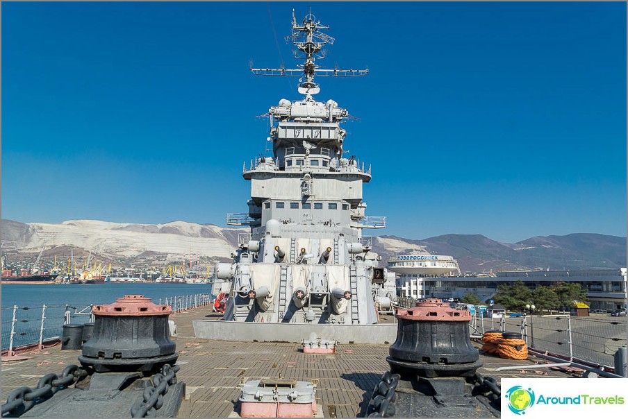 The cruiser Kutuzov in Novorossiysk