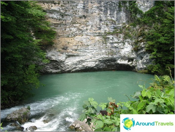 Abkhazia. Blue Lake.