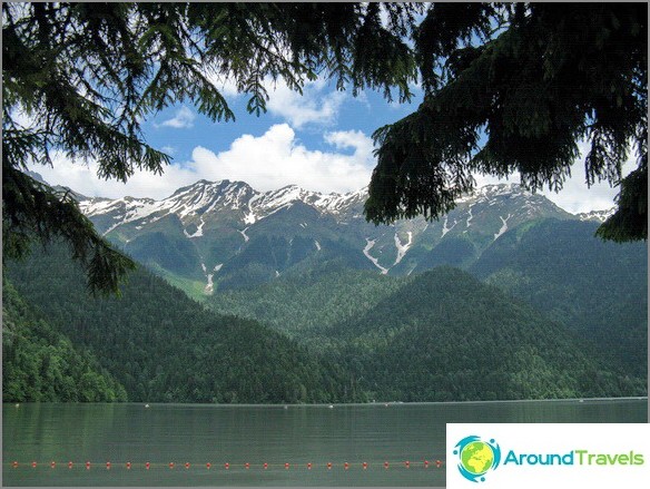 Abkhazia. Lake Ritsa.