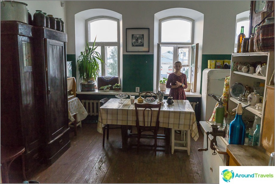 Typical communal apartment kitchen