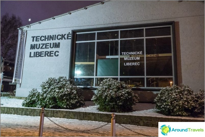 Liberec Technical Museum - old cars and steam locomotives