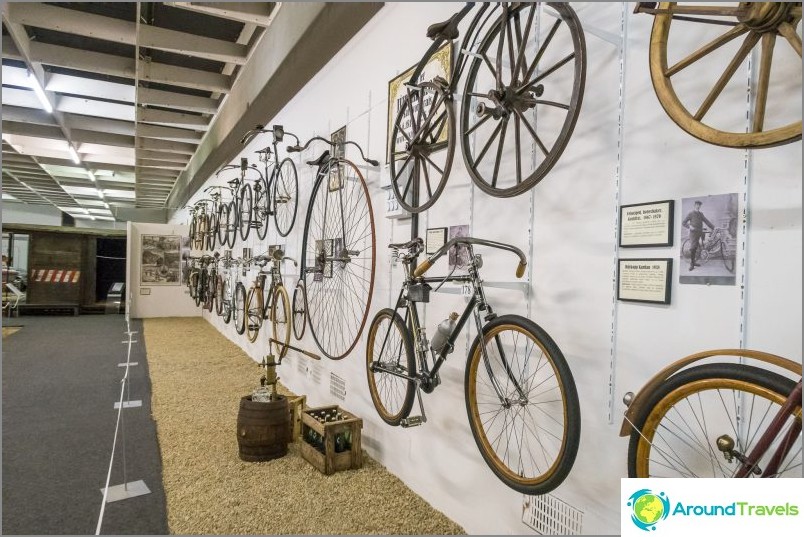 Liberec Technical Museum - old cars and steam locomotives