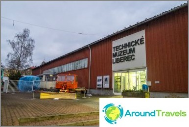 Liberec Technical Museum - old cars and steam locomotives