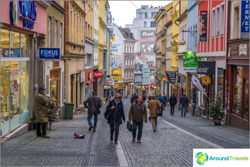 Narrow streets of the old town